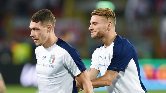 Italia, Immobile esulta al gol di Belotti: "Grande amico mio"