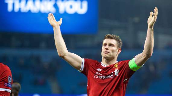 UFFICIALE: Liverpool, Milner non molla. A 36 anni ha rinnovato per un'altra stagione