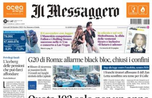 Il Messaggero: "Colpo Pedro: la Lazio riparte. Roma, una rimonta furiosa"