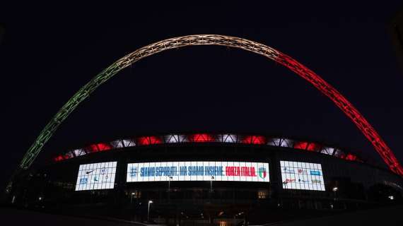 Le casse di Wembley provano le canzoni per la serata: anche Toto Cutugno e Nessun Dorma