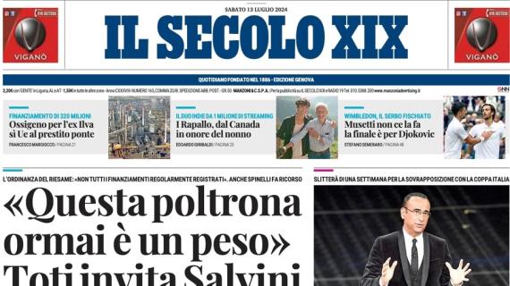 Il Secolo XIX: "Zanoli e Messias: riscatto sulla fascia. Frecce per le fasce del Genoa"