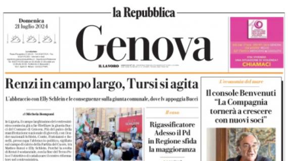 La Repubblica-ed. Genova: "Un Genoa da applausi stende il Venezia"