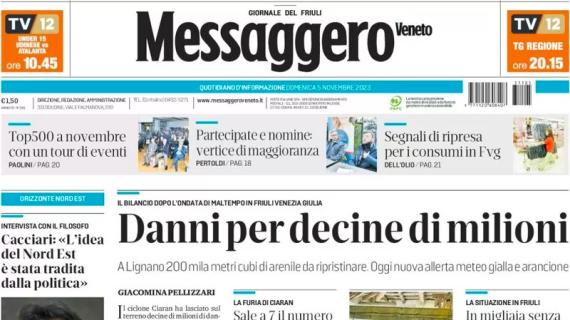 Messaggero Veneto: "A San Siro su rigore la prima vittoria dell'Udinese. È la fine di un incubo"