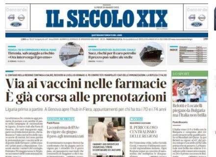 Il Secolo XIX: "Belotti e Locatelli piegano la Bulgaria"