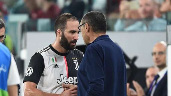 Juventus, Higuain: "Sarri ha tirato fuori il meglio di me"