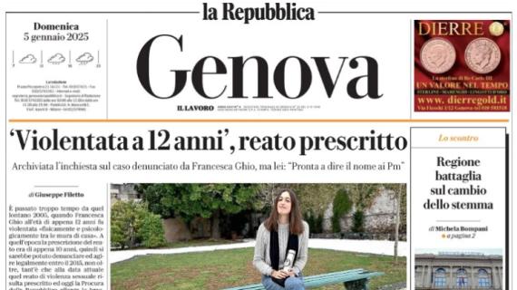 La Repubblica (ed. Genova): "Carica Genoa per un'altra impresa, a Lecce davanti a Sucu"