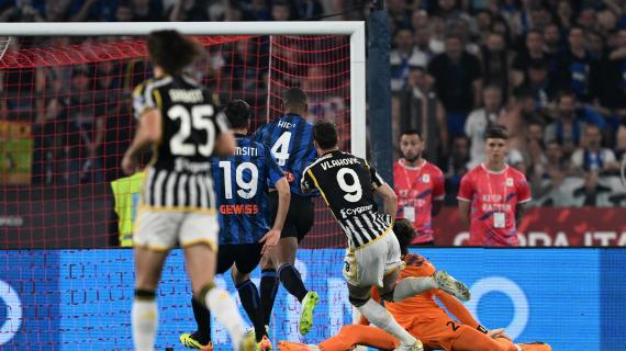 La Juve segna subito e contiene il rientro dell'Atalanta: 0-1 al 45' nella finale di Coppa Italia