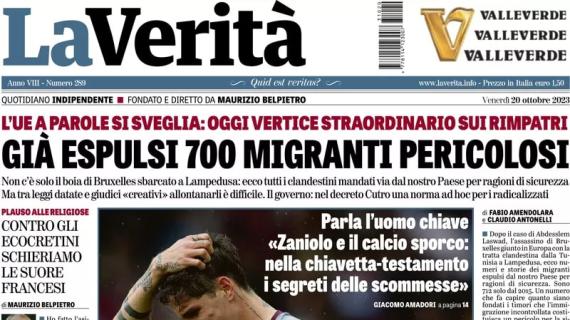 La Verità: "Parla l'uomo chiave: 'Zaniolo, chiavetta-testamento con i segreti delle scommesse'"