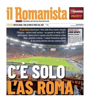 Il Romanista in apertura: "C'è solo l'AS Roma. Sorpasso a destra: più Celik che Karsdorp"