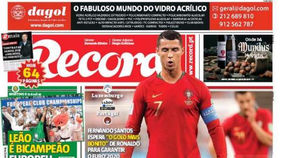 Portogallo, Record spinge Ronaldo all'ennesimo gol: "Calcia!"