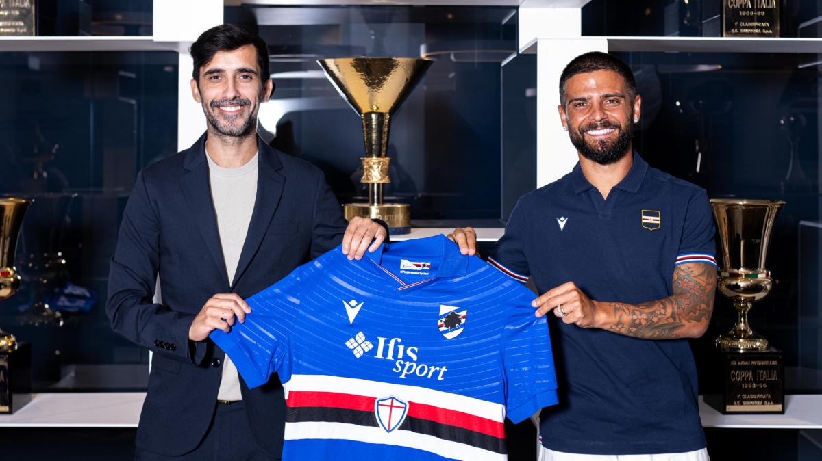 Sampdoria, slitta l'esordio di Insigne per problemi muscolari. Le ipotesi di rientro in campo