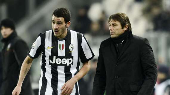 Juve-Inter, scintille tra Bonucci e Conte: "Devi rispettare l'arbitro"