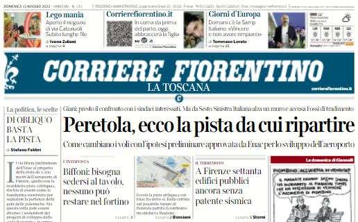 Corriere Fiorentino verso Sampdoria-Fiorentina: "Giorni d'Europa"