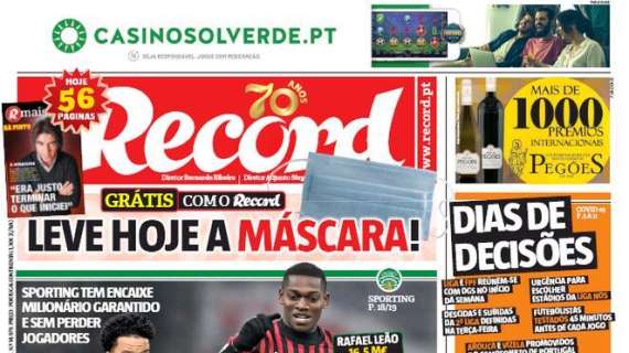 "30,5 mln alla porta", Record e il gruzzoletto dello Sporting con i soldi di Leao