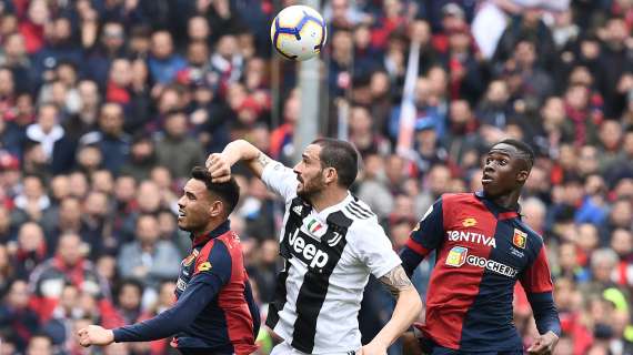 Genoa-Juventus 1-0 al 72'. Sturaro entra e segna il gol dell'ex