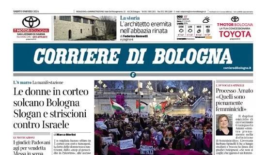 Corriere di Bologna: "I rossoblù all'assalto dell'Inter. Il Dall'Ara sarà vestito a festa"