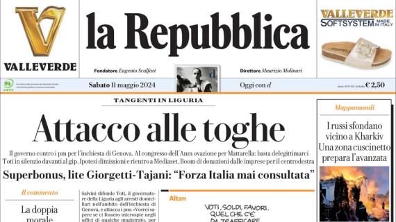 La Repubblica: "Due di Coppe: Atalanta e Fiorentina guidano il ritorno della classe media"