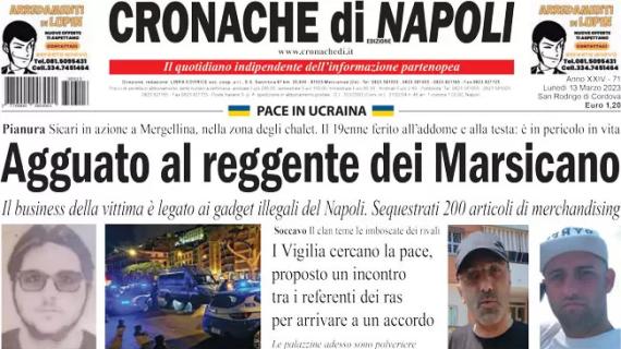 Cronache di Napoli: "Scudetto ad aprile". E Spalletti vuole la finale di Champions