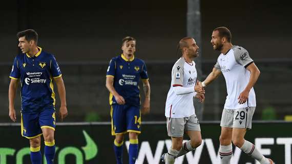 Verona-Bologna 2-2, le pagelle: cuore Palacio, Kalinic torna al gol. Male Tomiyasu