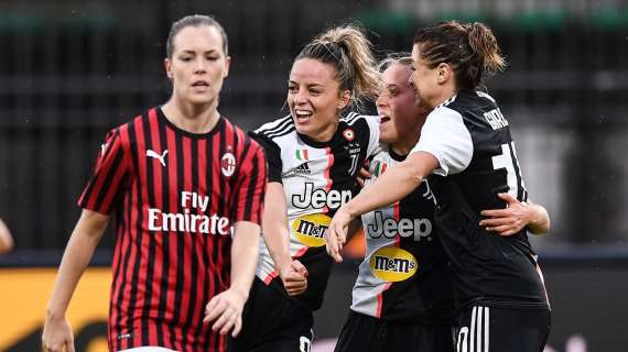 Serie A femminile, il calendario: Milan-Juve alla 4^, derby di Milano alla 6^