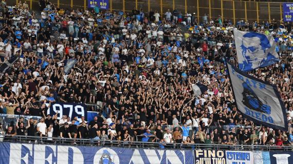 Napoli, al Maradona striscione con riferimento all'inchiesta Doppia Curva: "Ultras no business"