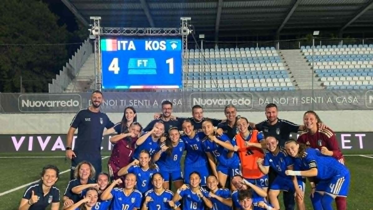 Giochi del Mediterraneo, inizia bene l'avventura dell'Italia: 4-1 al Kosovo all'esordio