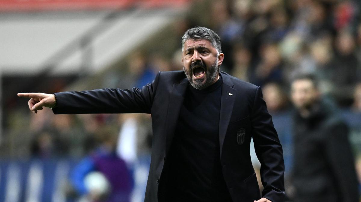 Gattuso: "Pio Esposito si merita tutto. Non pensiamo a Norvegia o Israele"
