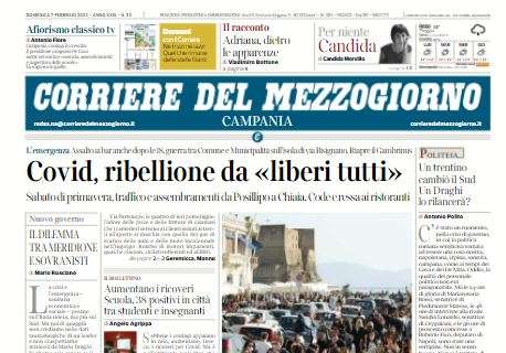 Corriere del Mezzogiorno titola: "Il Napoli spreca e si arrende al Genoa"