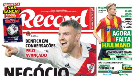 Le aperture portoghesi - Il Benfica su Beltran, accelerata Sporting per Hjulmand