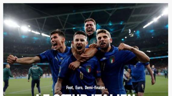Italia in finale, le aperture francesi: "Cuore azzurro, la Spagna eliminata ai rigori"