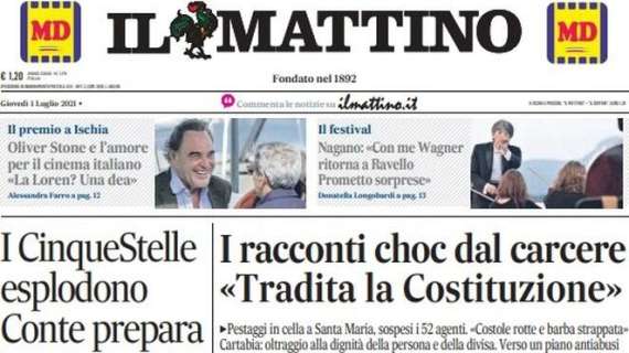 Il Mattino: "De Laurentiis: 'Devo tagliare per non fallire. Con Spalletti restiamo in alto'"