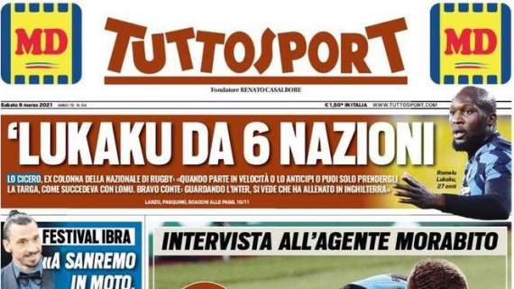 L'apertura di Tuttosport con le parole di Morabito: "Milinkovic-Juve, è l'anno giusto"