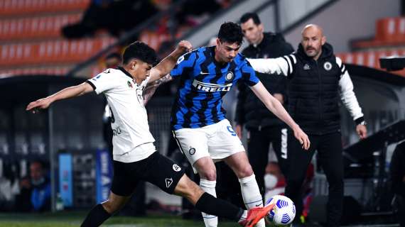 A Farias risponde Perisic: a Spezia l'Inter va sull'1-1 a fine primo tempo