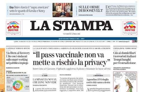 La Stampa dopo la sconfitta dei giallorossi ad Old Trafford: "Roma da incubo"