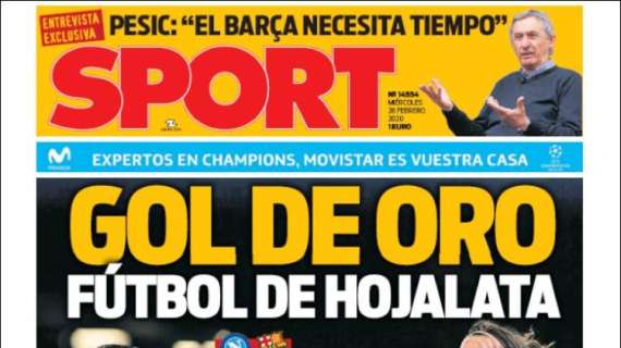 Napoli-Barcellona 1-1, le aperture spagnole: "Gol d'oro per i blaugrana"