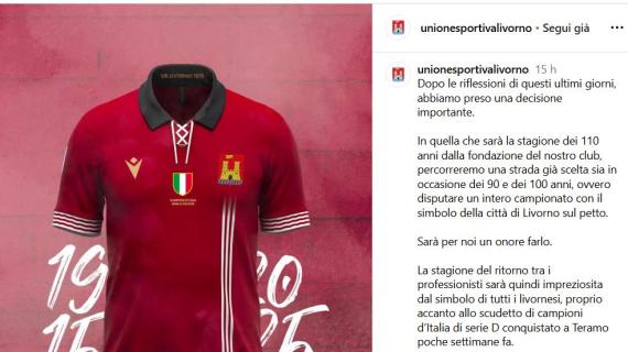 Livorno, fine della querelle sullo stemma: nel 25/26 sulla maglia col simbolo cittadino