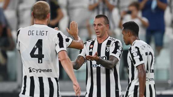 Juventus-Sampdoria, le formazioni ufficiali: Perin e Bernardeschi dal 1', giocano Ekdal e Murru