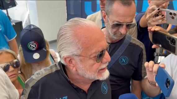 Napoli, De Laurentiis: "Chi arriva secondo sembra sempre fesso". Su Osimhen non risponde