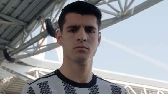 Juventus, presentata la nuova maglia 2022/23: Alvaro Morata è il testimonial social
