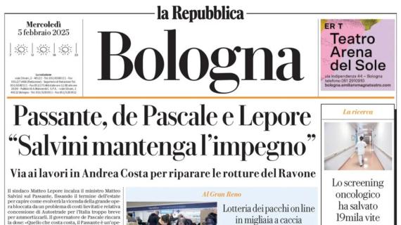 La Repubblica di Bologna celebra l'impresa in Coppa Italia: "Semifinale 26 anni dopo"