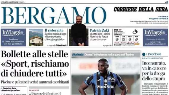 Corriere di Bergamo: "Zapata, lo stop sarà più lungo: in campo tra un mese o a gennaio"