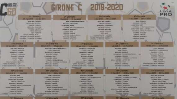 Fotonotizia - Il calendario completo del Girone C di Serie C