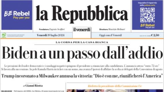 La Repubblica: "Addio a 90º minuto: la domenica pomeriggio senza più il calcio in tv"