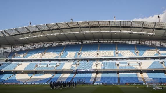 Manchester City-Inter, via al pranzo UEFA. Stasera all'Etihad Stadium 1.300 tifosi interisti