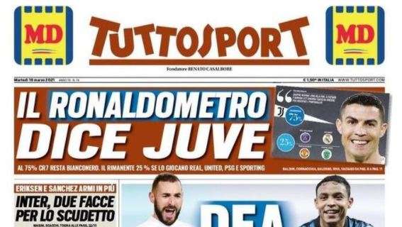 L'apertura di Tuttosport: "Dea, senza paura"