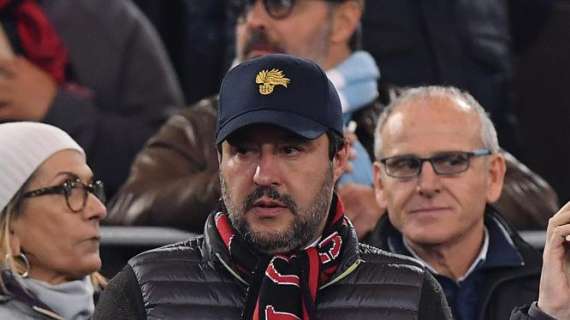Salvini: "Sconfitta Milan squallida. San Siro? Serve un nuovo stadio"