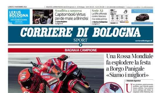 Il Corriere di Bologna apre sui rossoblu: "Profumo d'Europa, occasione d'oro con il Toro"