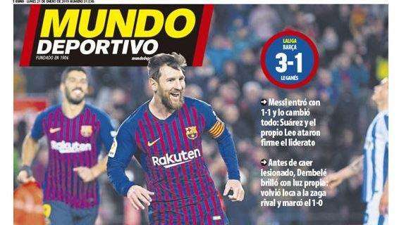 Mundo Deportivo e la vittoria del Barcellona: "Notte di cracks"
