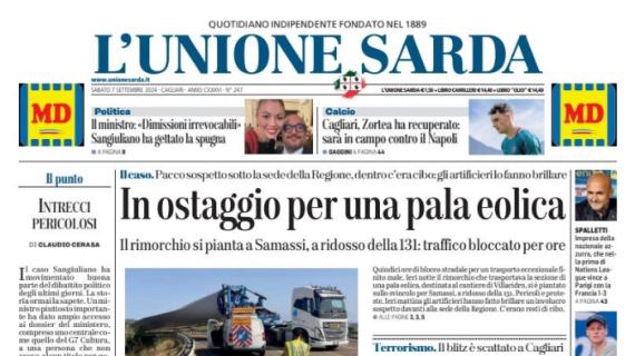 L'Unione Sarda: "Cagliari, Zortea ha recuperato: sarà in campo contro il Napoli"