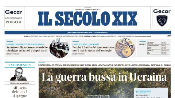 Il Secolo XIX: "Il Genoa Si Gioca Tutto. Samp, Sfida Al Diavolo ...